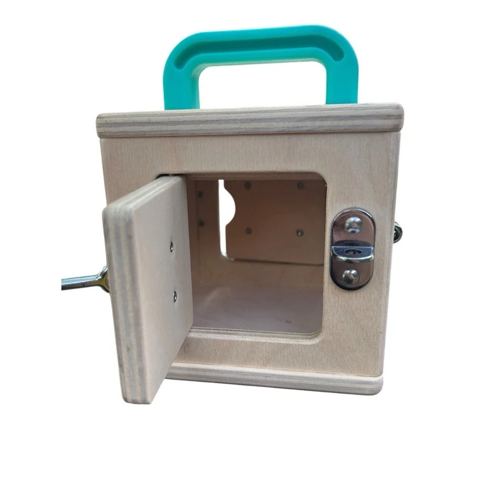 LOVEVERY Wooden Lock Box Latches | The Realist Box | Montessori Learning Toy
